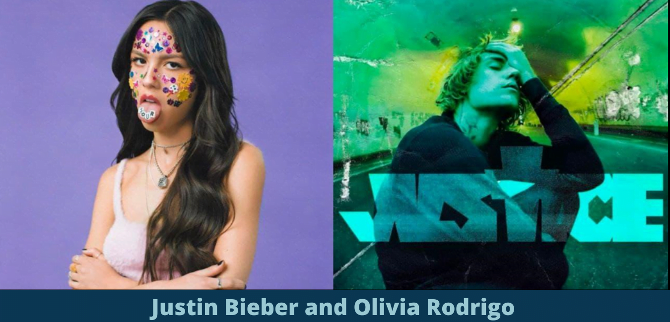 Justin Bieber and Olivia Rodrigo